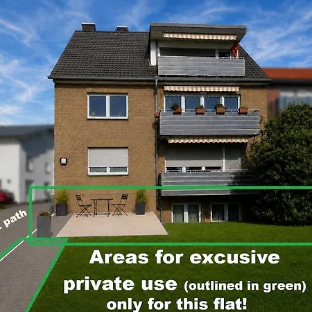 Fully Furnished, Renovated 2-rooms, 68qm With Garden Near Duesseldorf Apartmán Neuss
